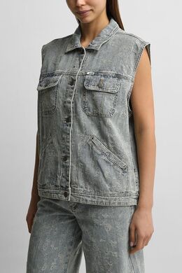 Guess: Джинсовый жилет 