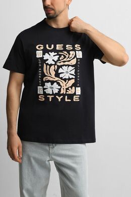 Guess: Хлопковая футболка 