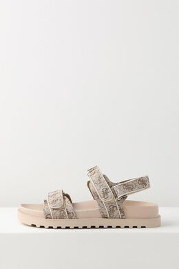 Guess: Бежевые сандалии 