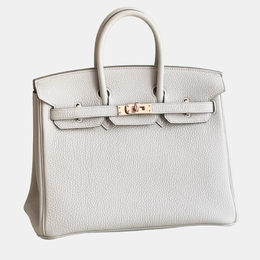 Hermes: Білі сумки  Birkin 25