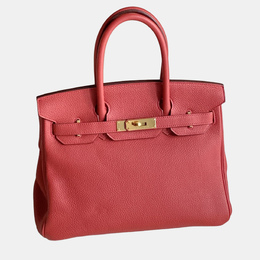Hermes: Красная сумка  Birkin 30