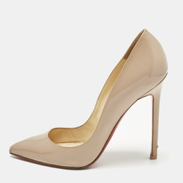 Christian Louboutin: Бежевые туфли  Pigalle