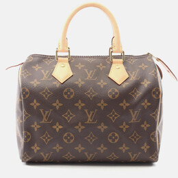 Louis Vuitton: Коричневая сумка  Speedy 25