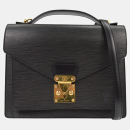 Louis Vuitton: Чорні сумки  Épi