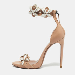 Alaia: Бежевые сандалии 