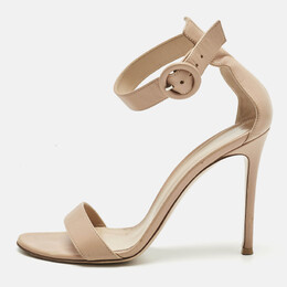 Gianvito Rossi: Бежевые сандалии  Portofino