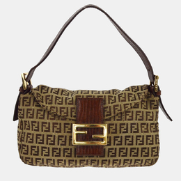 Fendi: Коричневая сумка 