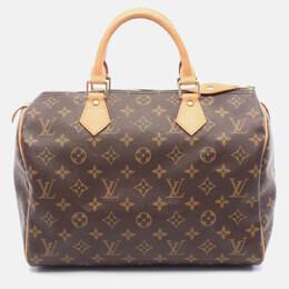 Louis Vuitton: Коричневая сумка  Speedy 30