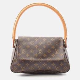 Louis Vuitton: Коричневі сумки  Looping