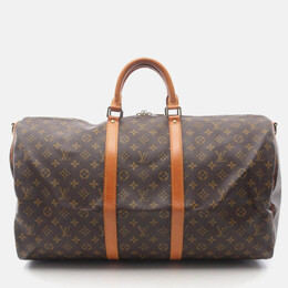 Louis Vuitton: Коричневі сумки  Keepall
