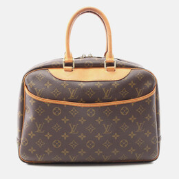 Louis Vuitton: Коричневая сумка  Deauville