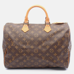 Louis Vuitton: Коричневі сумки  Speedy