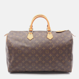Louis Vuitton: Коричневая сумка  Speedy