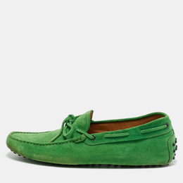 Tod's: Зелёные мокасины 
