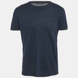 Loro Piana: Синяя футболка 