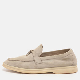 Loro Piana: Светлые лоферы 