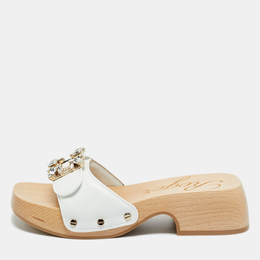 Roger Vivier: Білі сабо 