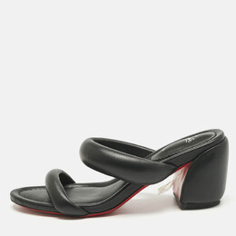 Christian Louboutin: Чёрные сандалии 
