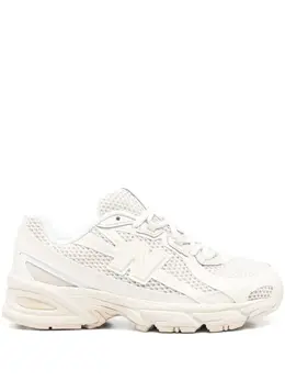 New Balance: Белые кроссовки 