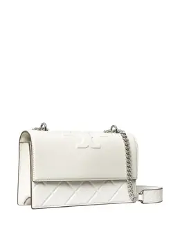 Tory Burch: Белая сумка  Fleming