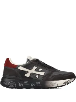 Premiata: Чёрные кроссовки  Mick