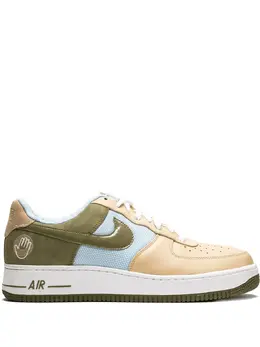 Nike: Зелёные кроссовки  Air Force 1
