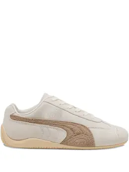PUMA: Бежевые кроссовки  Speedcat