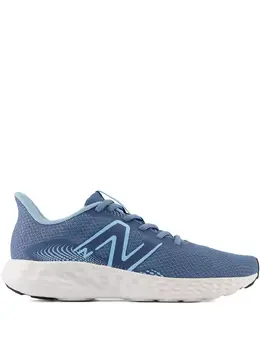 New Balance: Голубые кроссовки 
