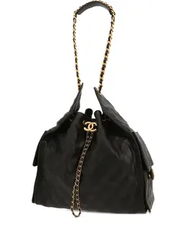 CHANEL Pre-Owned: Чёрная сумка 