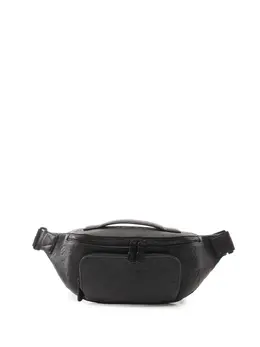 Louis Vuitton Pre-Owned: Чёрная поясная сумка 