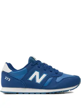New Balance: Голубые кроссовки  373