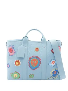 Louis Vuitton Pre-Owned: Голубая сумка-шоппер 