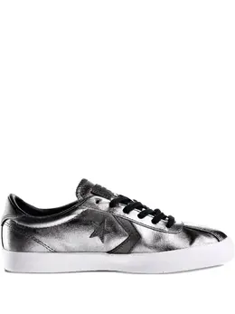 Converse: Серебристые кроссовки 