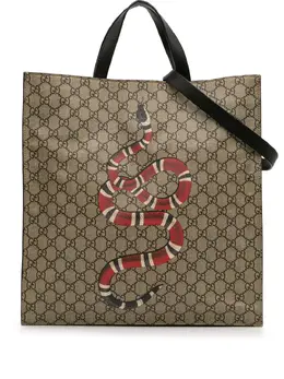 Gucci Pre-Owned: Коричневая сумка-шоппер 