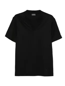 Emporio Armani: Футболка с v-образным вырезом 