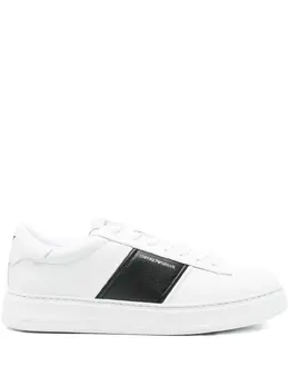 Emporio Armani: Белые кроссовки 