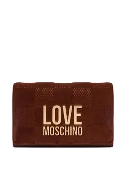 Love Moschino: Коричневая сумка через плечо 