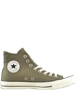 Converse: Зелёные кроссовки  Chuck Taylor