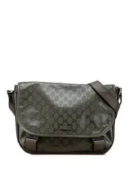 Gucci Pre-Owned: Коричневая сумка через плечо 