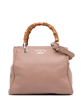 Gucci Pre-Owned: Коричневая сумка-шоппер 