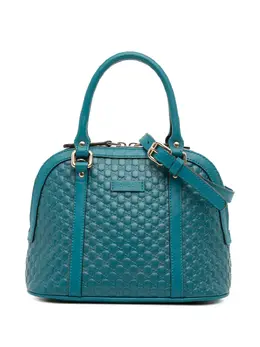 Gucci Pre-Owned: Голубая сумка 