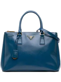 Prada Pre-Owned: Голубая сумка 