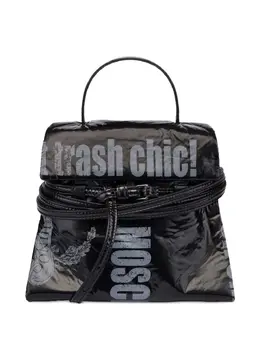 Moschino: Сумка-шоппер с принтом 