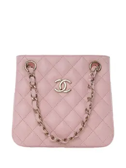 CHANEL Pre-Owned: Розовая сумка 