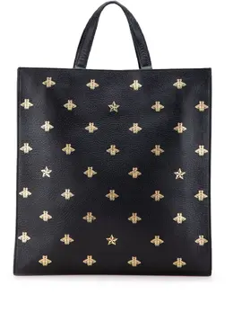 Gucci Pre-Owned: Чёрная сумка-шоппер 
