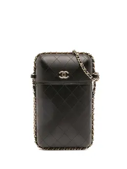 CHANEL Pre-Owned: Чёрная сумка через плечо 