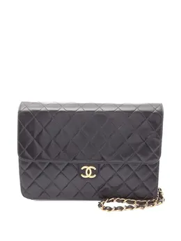 CHANEL Pre-Owned: Чёрная сумка 