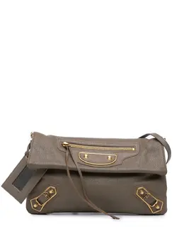 Balenciaga Pre-Owned: Коричневый клатч 