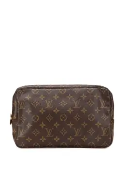 Louis Vuitton Pre-Owned: Коричневый клатч 