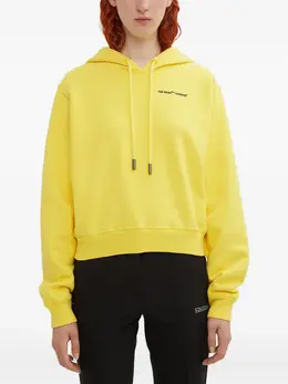 Off-White: Жёлтая толстовка 